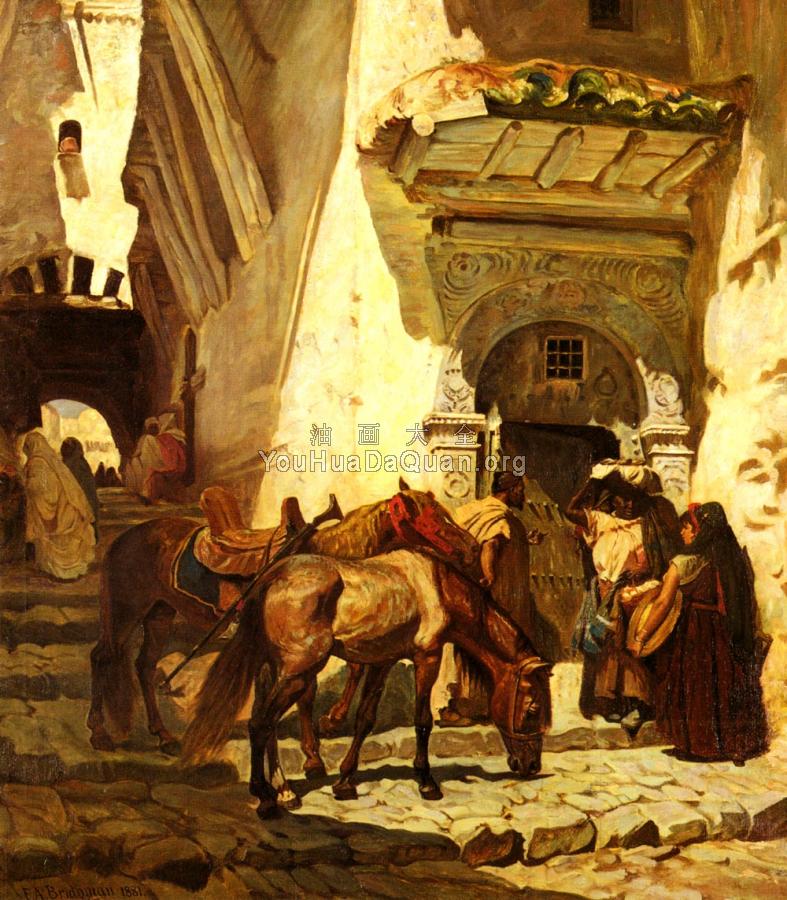 Near The Kasbah - 费德里科·亚瑟·布里奇曼